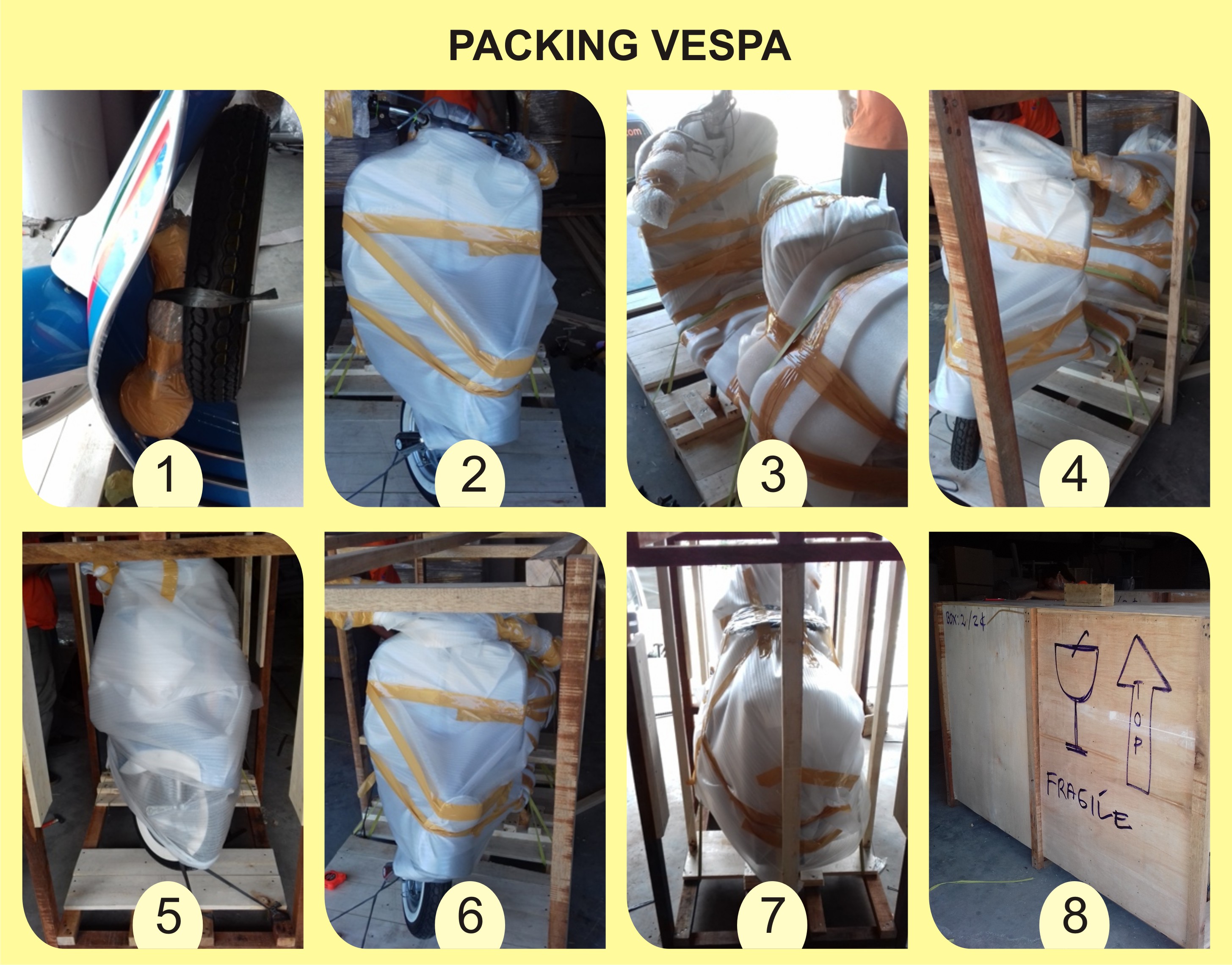 Tutorial Packing Vespa