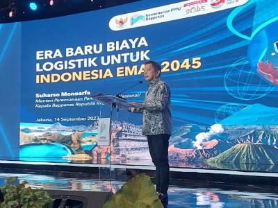 BAPPENAS TARGETS LOGISTICS COSTS TO BE 9 PERCENT BY 2045